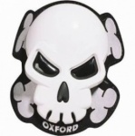 Oxford Skull Knee Sliders - White